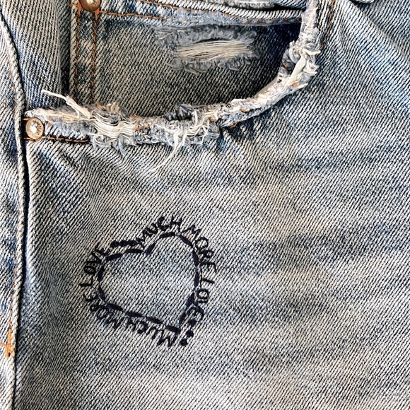 Zara Denim Shorts - Picture 2 of 4